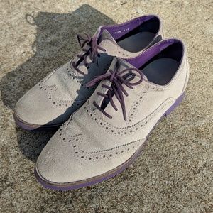 Cole Haan Alisa grey suede